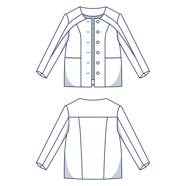Le patron de la veste (ou du manteau) Maxence (34-52)