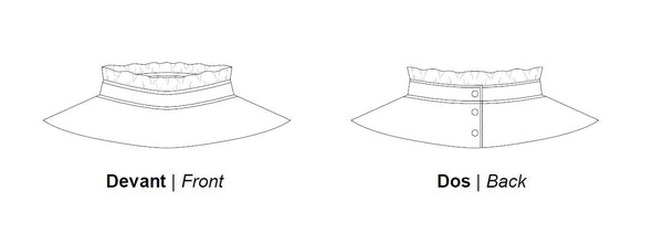 Le patron du col victorien (34-56)