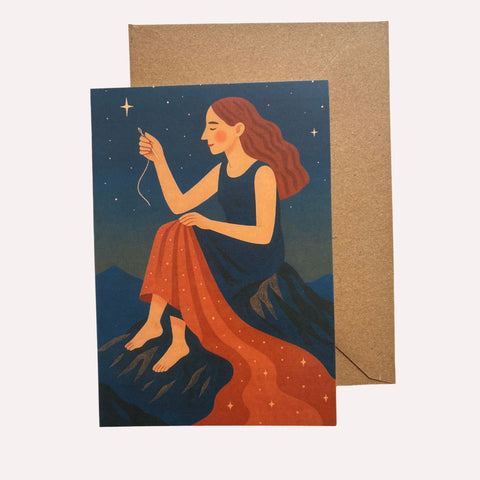 Card A6 - The star embroiderer