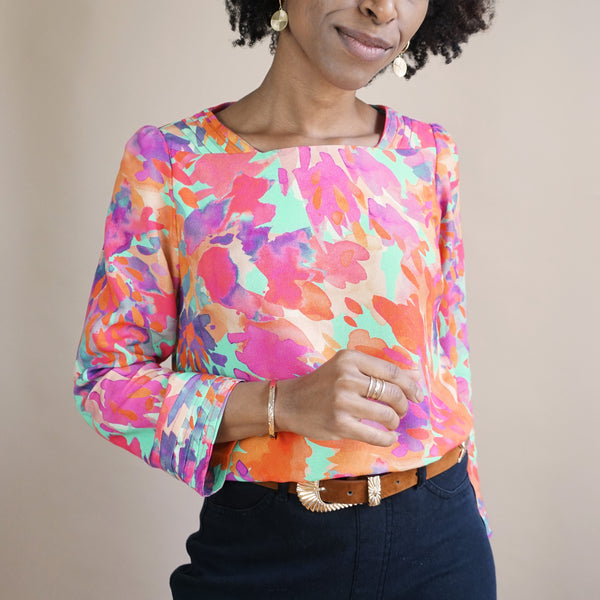 colorful blouse