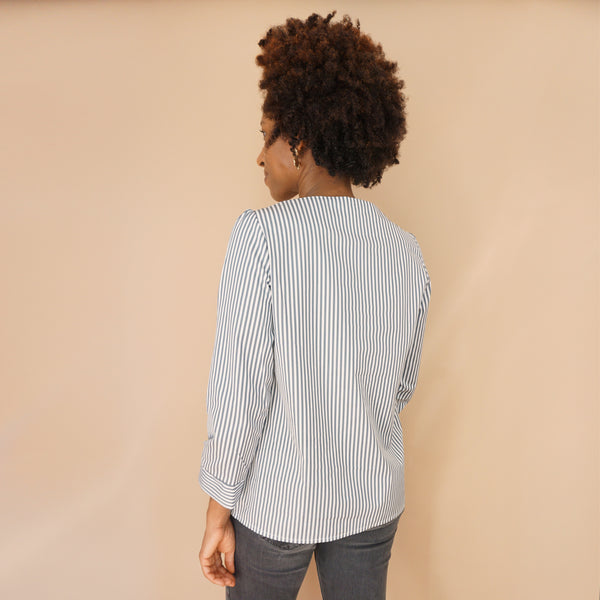 blouse seen from the back