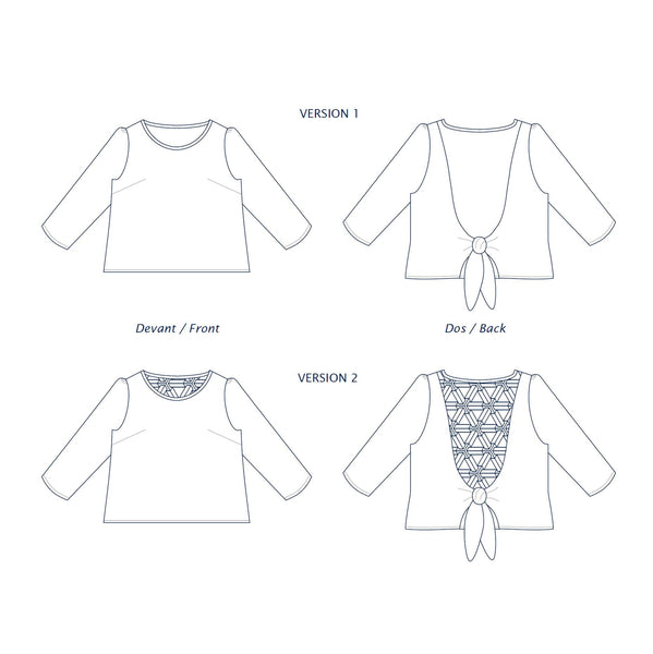 Lilith blouse pattern (34-56)
