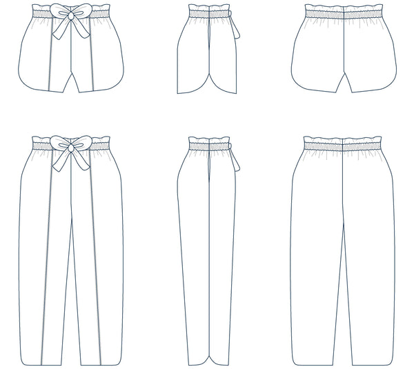 Phoenix shorts/pants pattern (34-56)