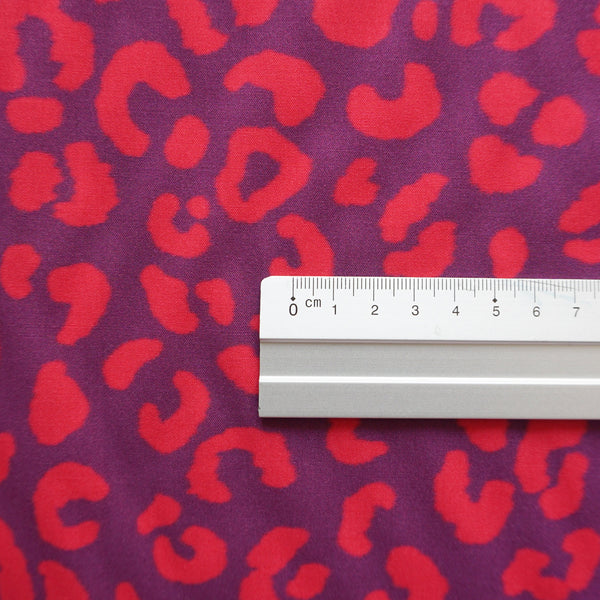 Viscose fabric coupon "Leopard" - 2.38 meters