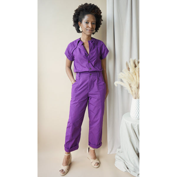 Meryl jumpsuit / blouse/ trousers pattern (34-52)