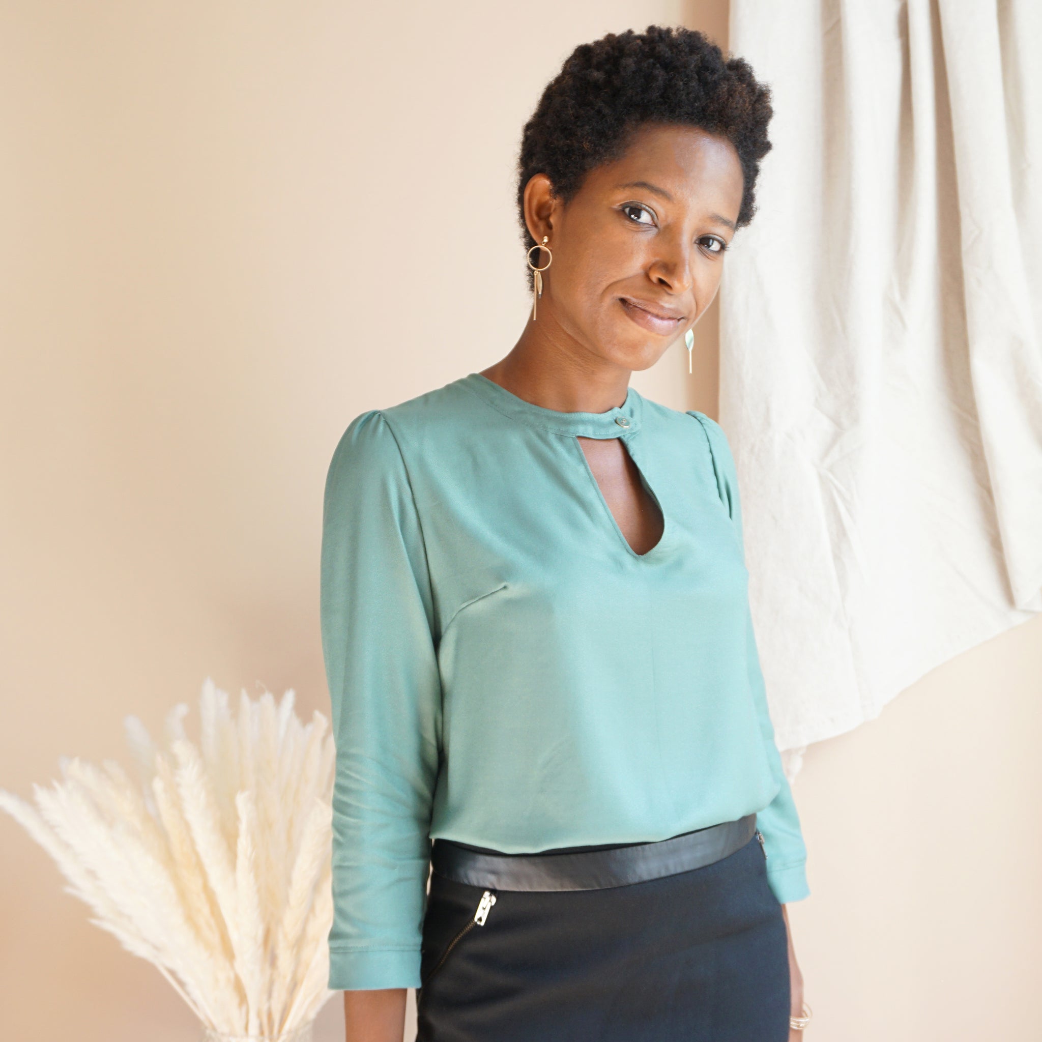 The Tiga blouse dress pattern Sizes 34 to 56 Les lubies de Cadia