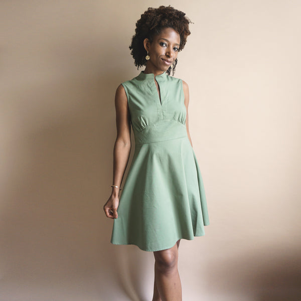 The Fringale Dress pattern (34–52)