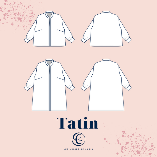 Le patron de la blouse/robe Tatin (34-52)