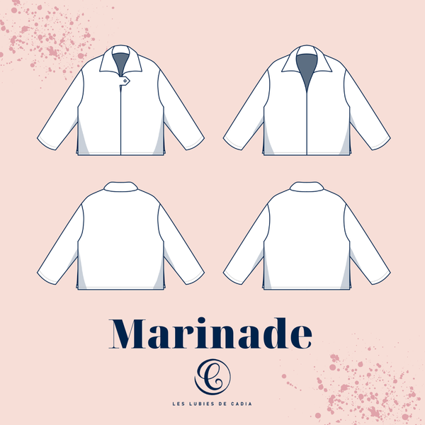 Le patron de la vareuse Marinade (34-52)