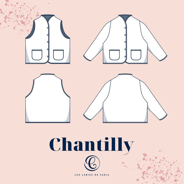 The Chantilly vest pattern (34-52)
