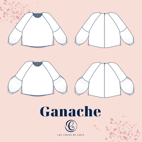 Le patron de la blouse Ganache (34-52)